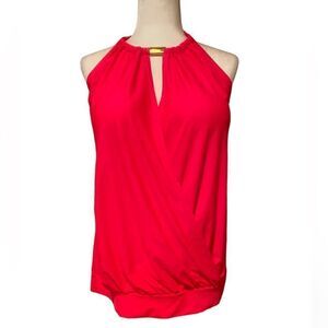 Cacique Pink Tankini Top Size 44C Halter Top Plus Size Padded Bra